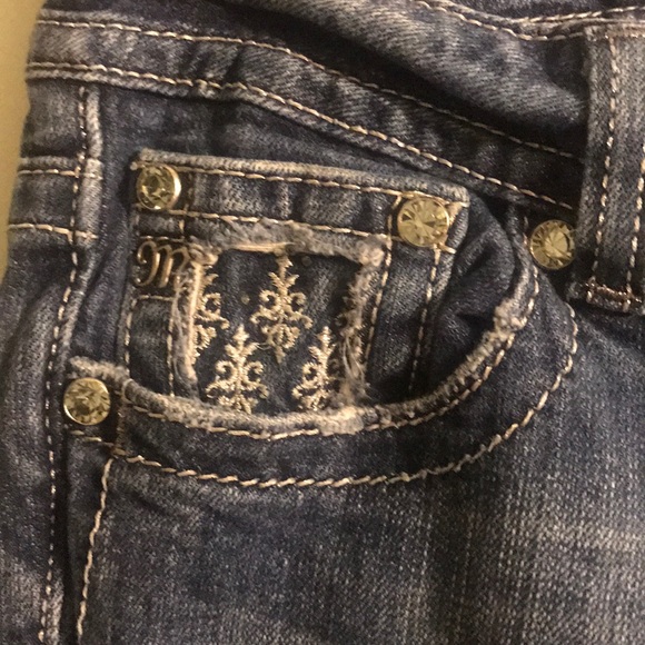 |Miss Me| Embellished Boot Cut Jeans Size 27 - Picture 4 of 8
